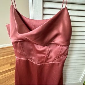 VIRAL ZARA corset pink dress